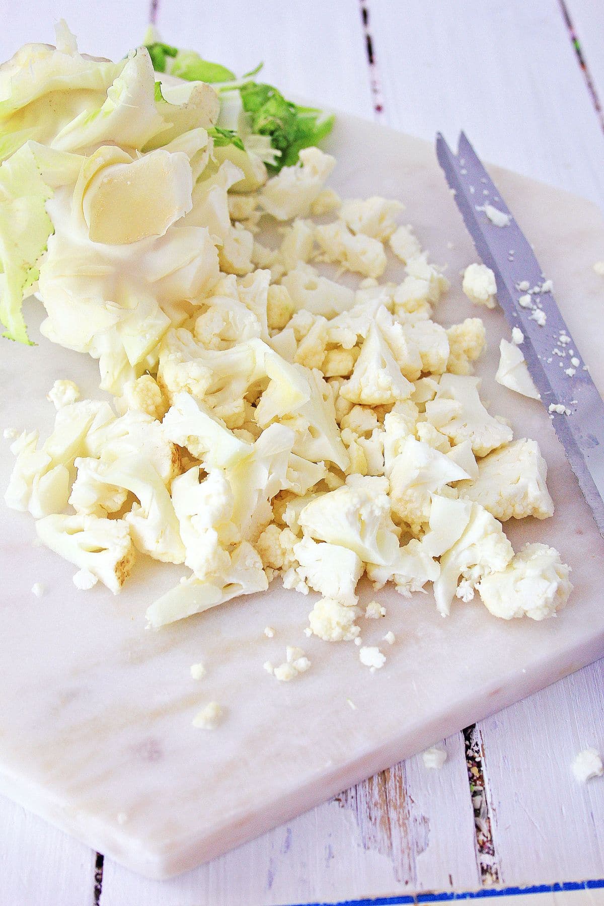 Cauliflower chopped