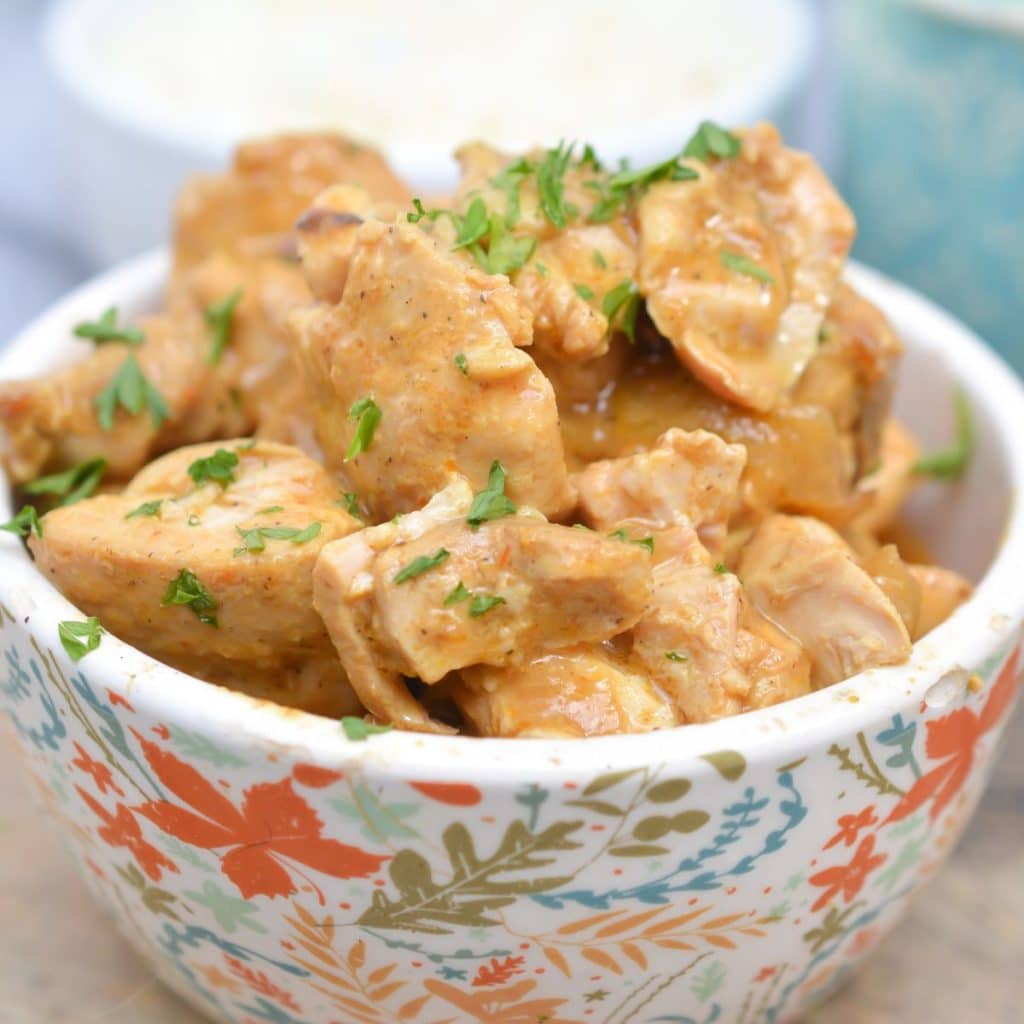 Gluten Free Butter Chicken in a bowl