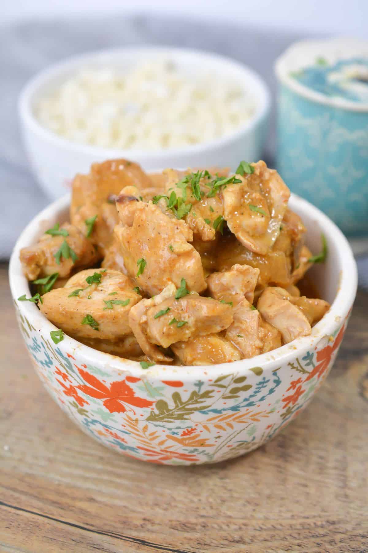 Gluten Free Butter Chicken in a bowl