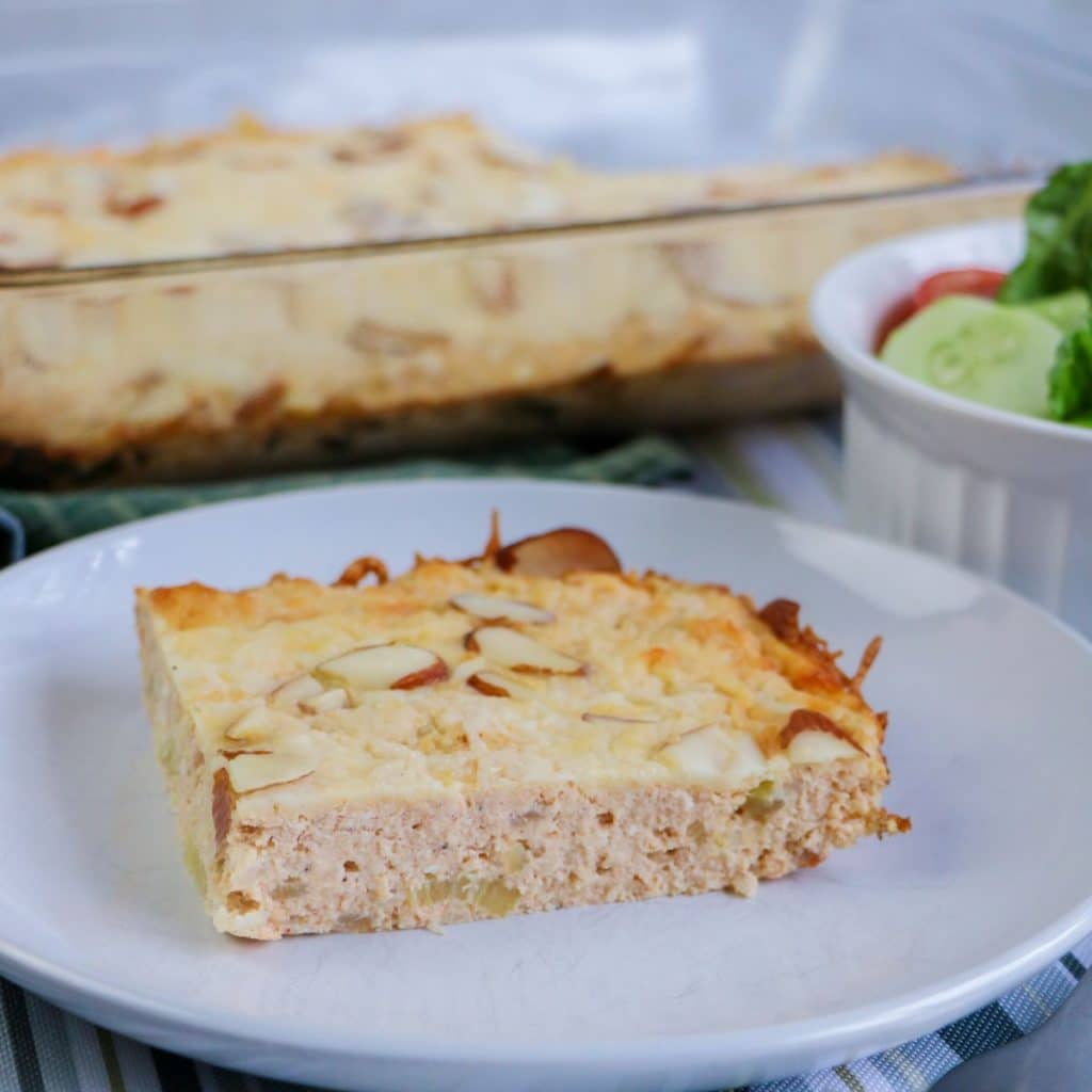 Tuna Casserole on a plate