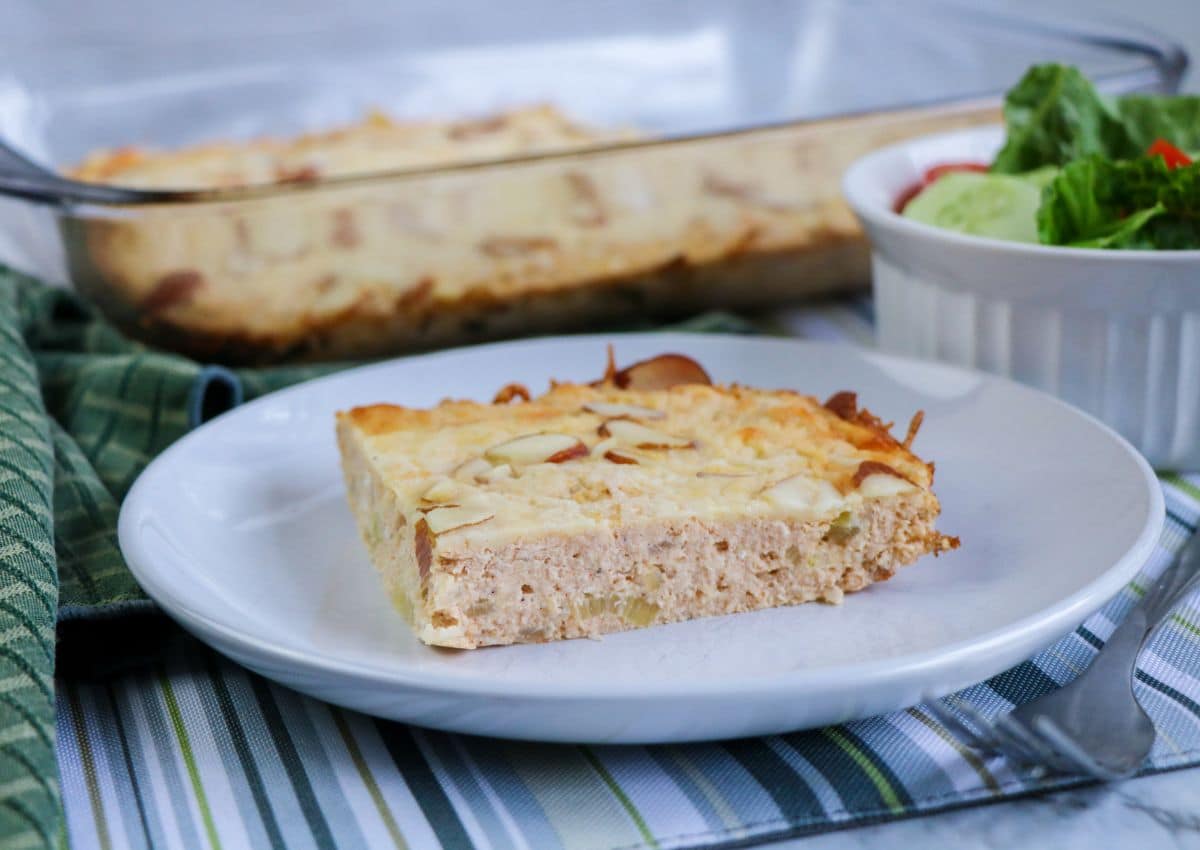 Tuna Casserole on a plate