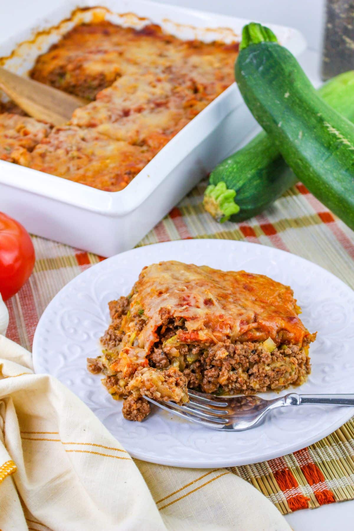 Zucchini Ground Beef Casserole