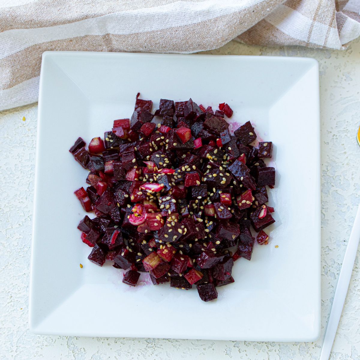 Beetroot Salad on a plate