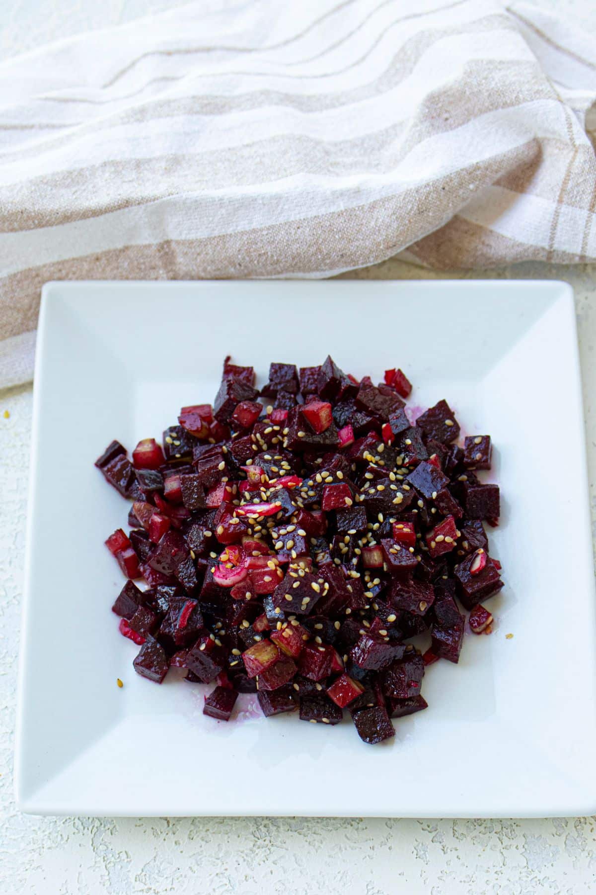 Beetroot Salad on a plate